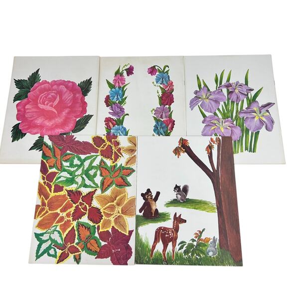 5 Vintage Tri-a-Craft 1961 Shading Ballpoint Pen Decorating Tubes Booklets Art - Picture 2 of 4